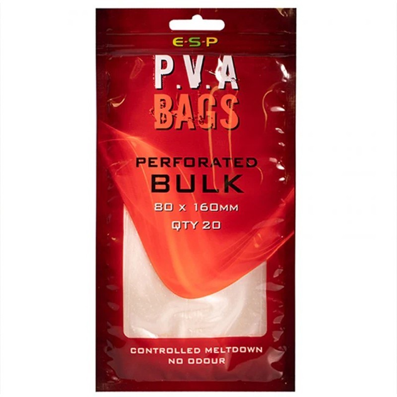 Bolsas PVA ESP Bulk Perforadas 80 × 160 mm – 20 unidades